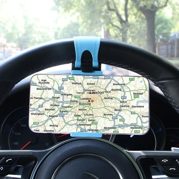 STEERING WHEEL PHONE HOLDER