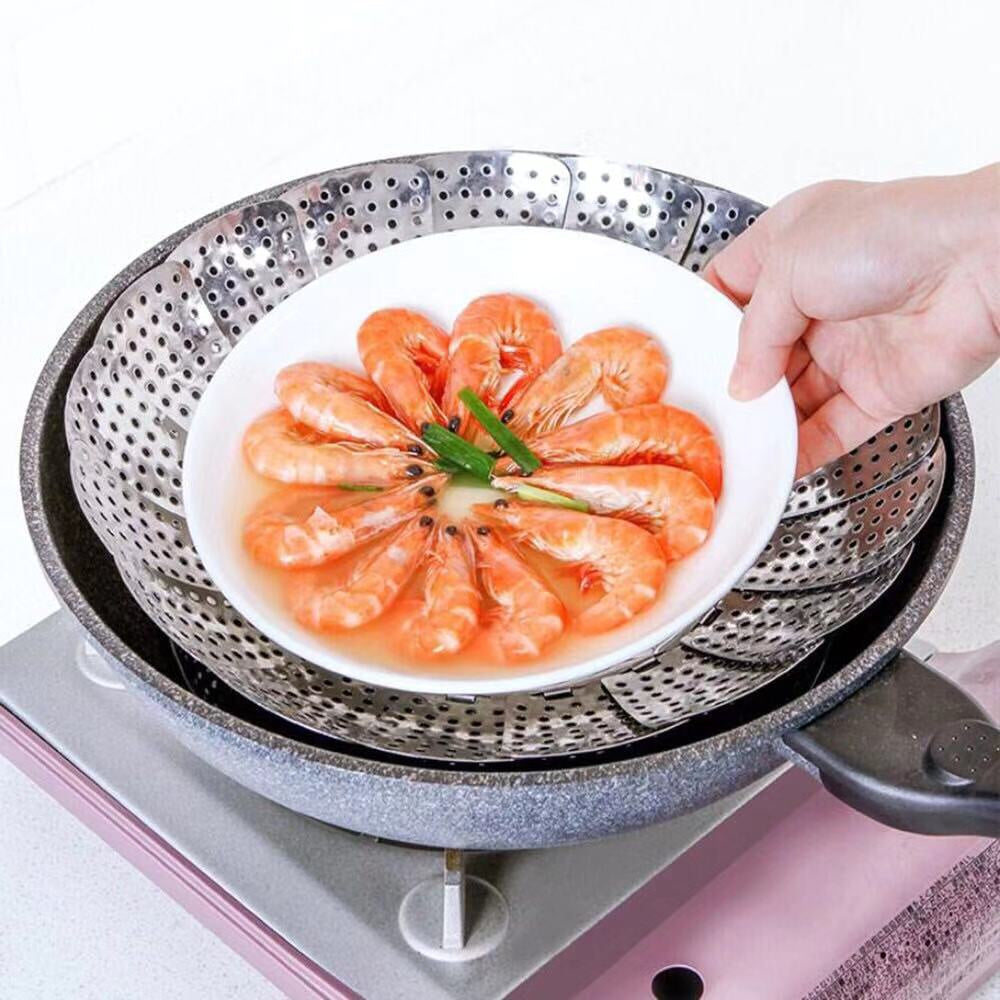 Stainless Steel Food Steamer Basket Foldable