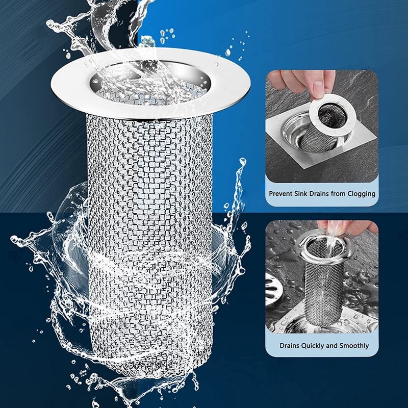 Multipurpose bathroom floor drain filter