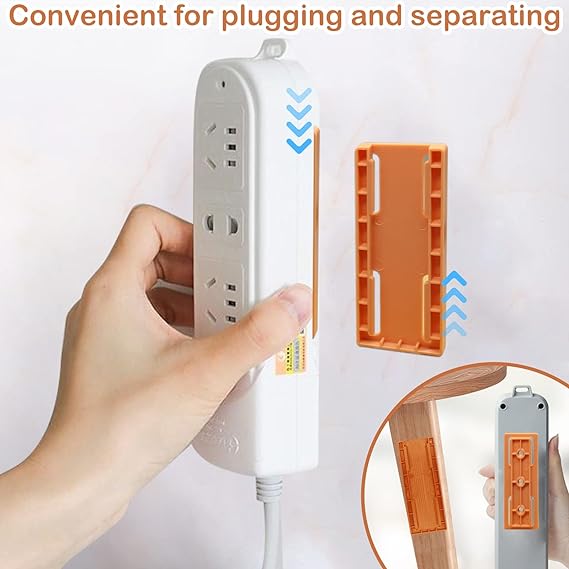 Self-Adhesive Power Strip Holder